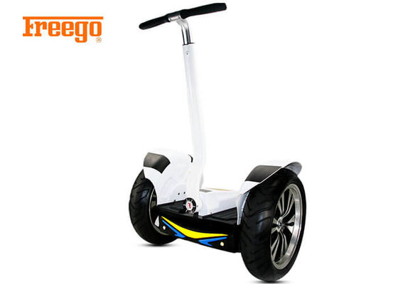 کیفیت  1000W*2 White Self Balancing Electric Scooter Button Control 3-5H Charging Time کارخانه