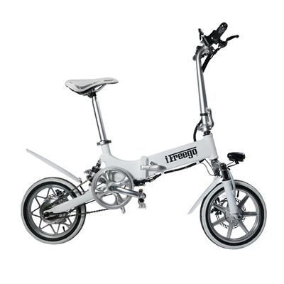 دوچرخه الکتریکی تاشو کوچک قابل حمل / دوچرخه برقی دوچرخه 36V7.8Ah 14 اینچ
